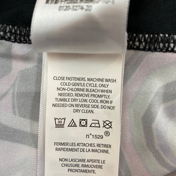 RLX Ralph Lauren 1/4 Zip Golf Pullover Top Women L Black Multicolor Geo Y2K NWT - Picture 10 of 11